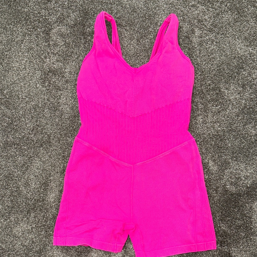 Vibrant Pink One Piece Romper